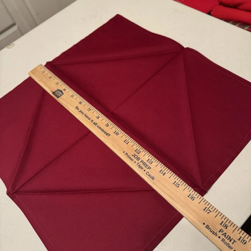 Paisley Quilted Placemats Navy Green Burgundy, &‎ Burgundy Napkins Set Of 8